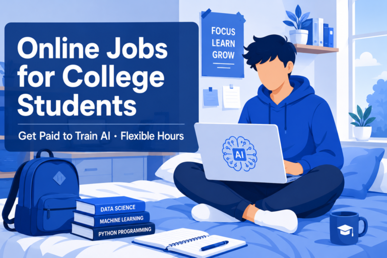 online jobs for college students get paid to train AI in 2026