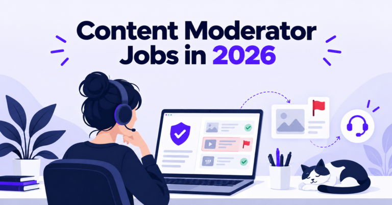 Remote content moderator jobs guide covering pay, requirements, and where to apply in 2026